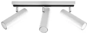Image of Direzione 3 Light Spotlight Bar White, GU10