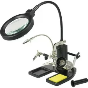 Image of Toolcraft Helping Hand LED Magnifier Lamp
