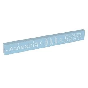 Image of Love Life Amazing Dad Plaque