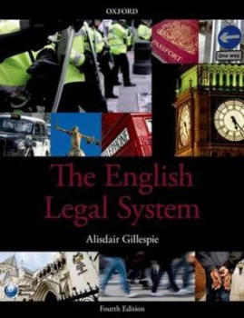 Image of The English Legal System by Alisdair Gillespie Paperback