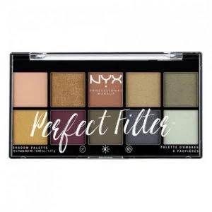 image of NYX Professional Makeup Perfect Filter Shadow Palette Olive You