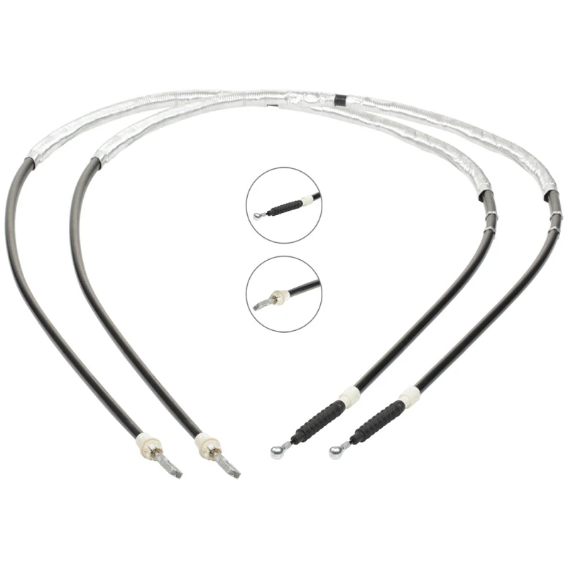 Image of RIDEX 124C1190 Brake Cable Right Rear, 1736/1572mm Cable,parking brake (124)
