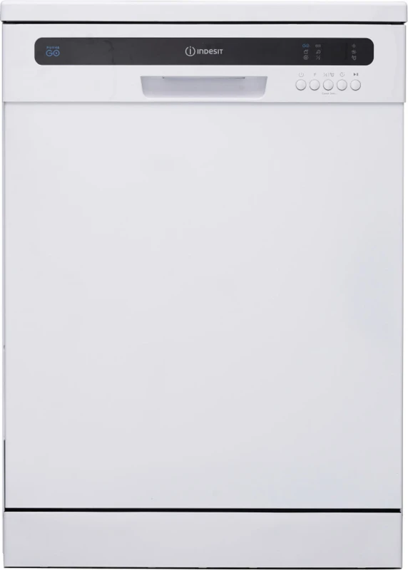 Image of Indesit IN2FE13CNO7W 60cm Dishwasher in White 13 Place Setting E Rated