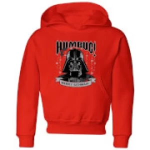 Image of Star Wars Darth Vader Humbug Kids Christmas Hoodie - Red - 11-12 Years
