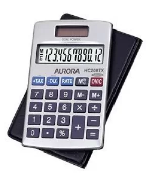 image of Aurora HC208TX Handheld Calculator