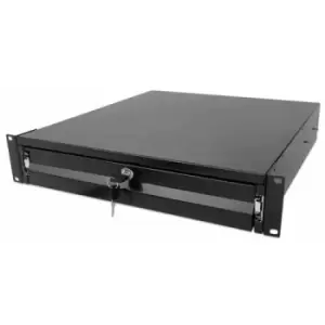 image of 19IN Storage Drawer 2U Black- CC78096