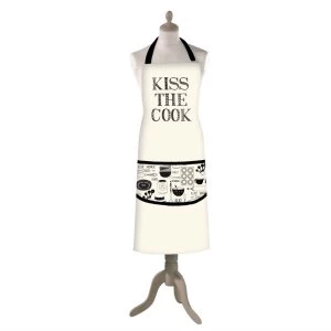 Image of Creative Tops Stir It Up Cooking Apron - Cream