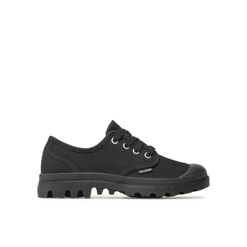 Image of Palladium Womens canvas Trainers Palladium Pampa Oxford Noir Female 38