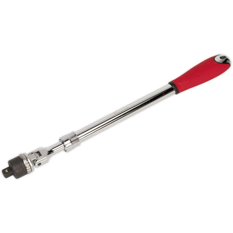 Image of Loops Extendable Ratcheting Breaker Pull Bar - 1/2" Sq Drive Knuckle - 460 to 600mm Multi