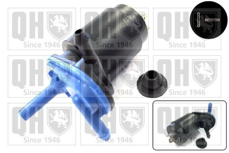 Image of QUINTON HAZELL Windscreen washer pump QUINTON HAZELL QWP085