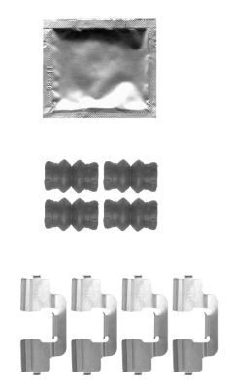 Image of HELLA Brake pad fitting kit HELLA 8DZ 355 204-271