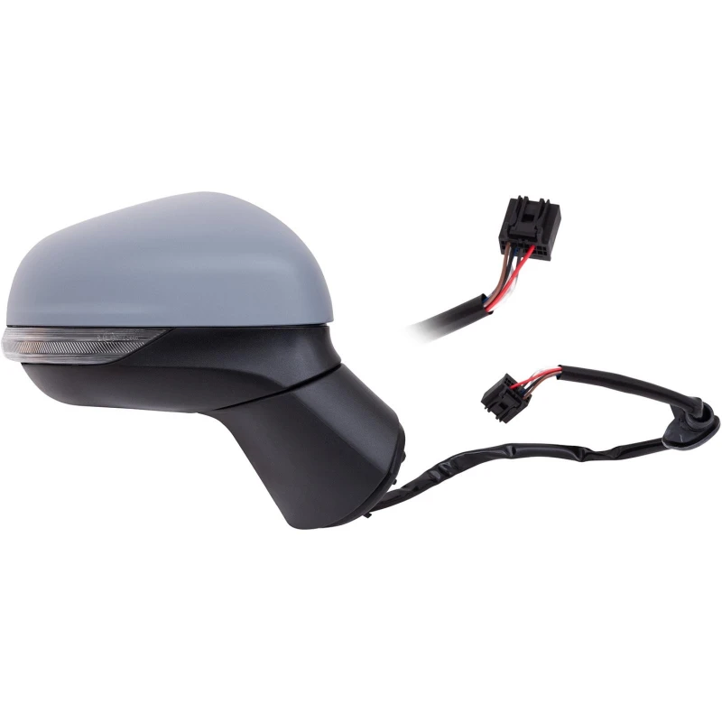 Image of DIEDERICHS 1432124 Wing mirror Right, for electric mirror adjustment, primed Outside Mirror (50)