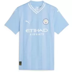 Puma Manchester City Home Shirt 2023 2024 Womens - Blue