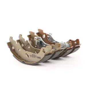 Image of Bosch Brake Shoes FIAT 0 986 487 596 77362296,9948373,77362296 Brake Shoe Set,Brake Lining 9948373,77362296,9948373