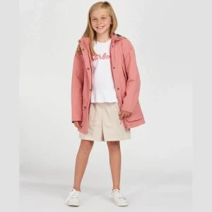 Image of Barbour Girls Clyde Waterproof Jacket - Vintage Rose - L (10-11 Years)