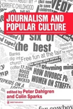 Image of Journalism and Popular Culture by Peter Dahlgren Book