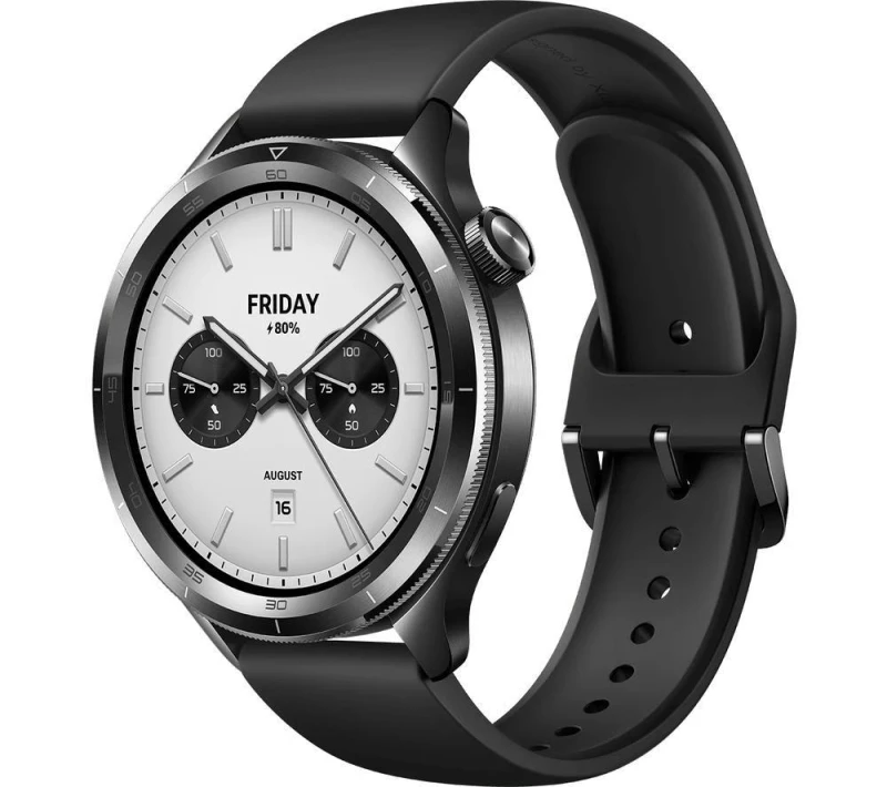 Image of XIAOMI Watch S4 - Black, Fluororubber Strap, Silver/Grey,Black 6941812732403