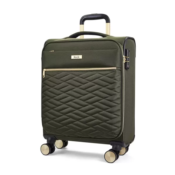 Image of Rock Luggage Sloane ZW89201 Small Khaki Suitcase