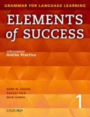 Image of elements of success 1 student book with essential online practice