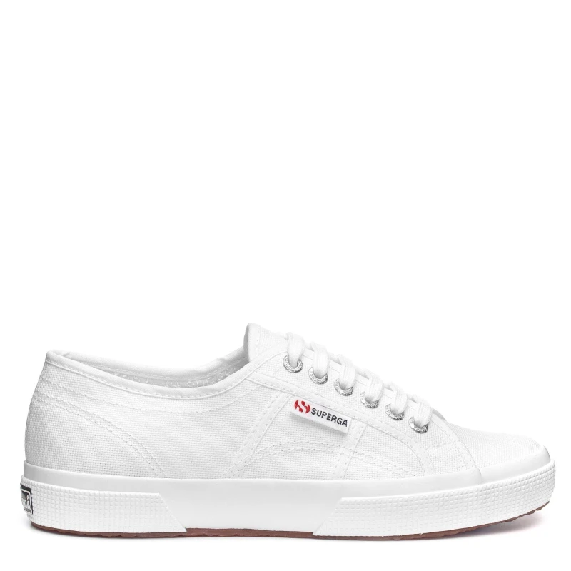 Image of Superga Womens 2750 Cotu Classic Lace Up Canvas Shoes Trainers - UK 5.5 White female GDE2631WHT5H