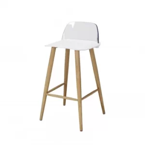 Image of Other Chelsea Set of 2 White Bar Stools