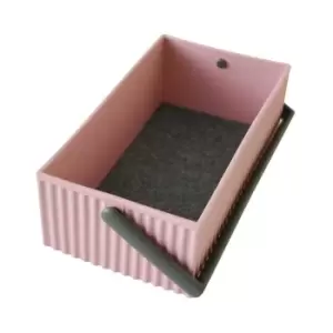Image of Omnioffre Stacking Storage Box Small Rose Pink