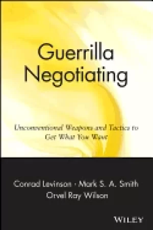 Image of guerrilla negotiating unconventional weapons and tactics to get what you wa