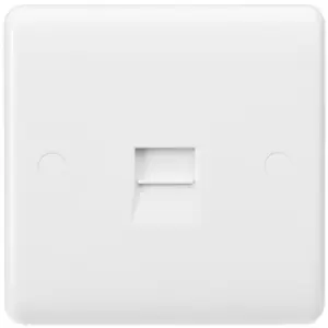 MLA Knightsbridge Curved Edge Telephone Extension Socket - CU7400 - main image