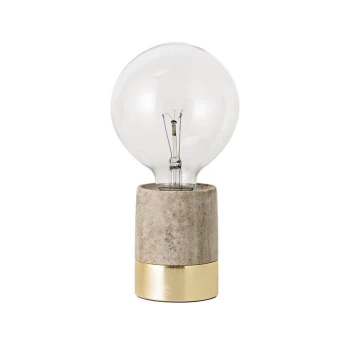 Image of Bloomingville Marble Table Lamp - Nude