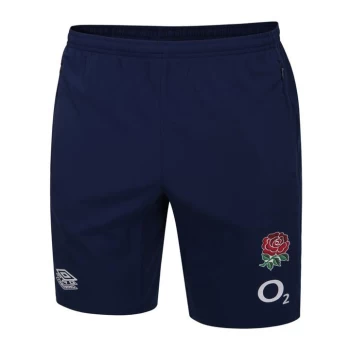 image of Umbro England Rugby Gym Shorts Junior - Blue