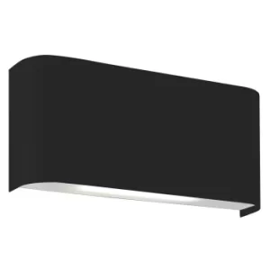 Image of Match Box Wall Light LED 2 Light 10W Black Up/Downlight 3000K
