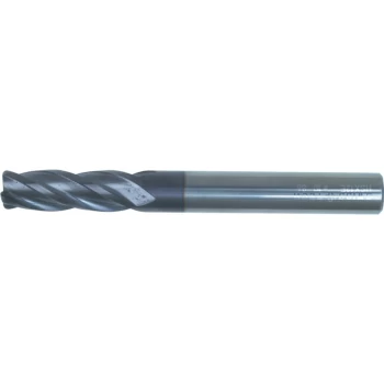 Image of Series 86 8.00X1.0MM Carbide 4 Flute Plain Shank Corner Radius End Mills - Q Coat