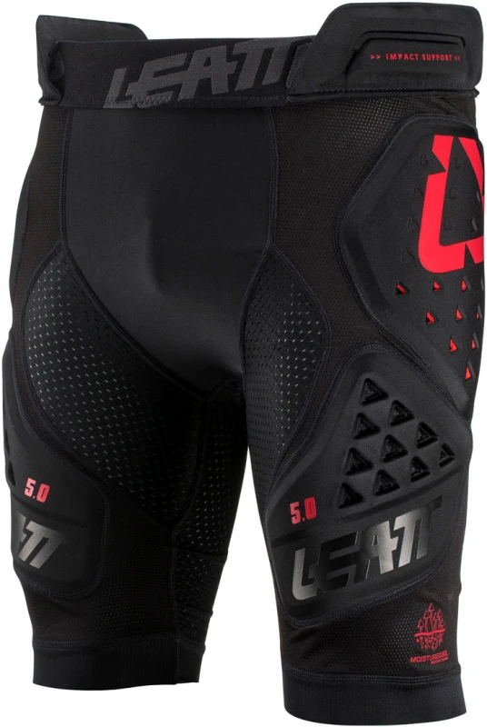 Image of Leatt Impact 3DF 5.0 Motocross Protector Shorts, black, Size XL for Men