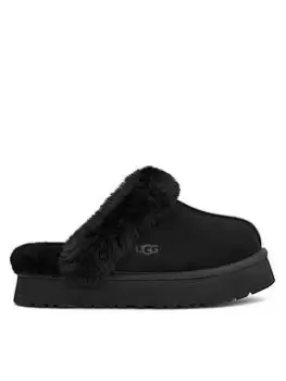 Image of UGG Ugg Disquette Platform Slipper - Black, Size 4, Women