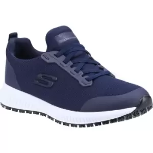 Image of Skechers Work Ladies Squad Safety Shoe Navy Size 4