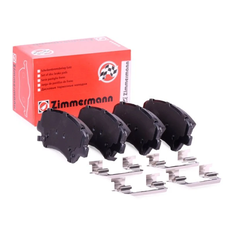 Image of ZIMMERMANN 25692.180.2 Brake pad set Front Axle, with acoustic wear warning, Photo corresponds to scope of supply Brake Pad Set,disc brake (402)