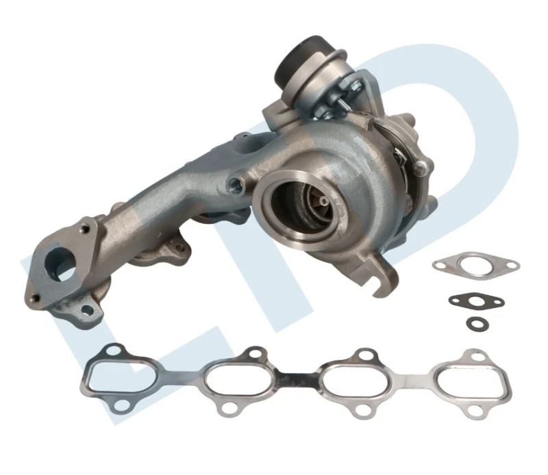 Image of LTD LTD-144109726R Turbocharger with gaskets/seals, with exhaust manifold Charger,charging system (2234)