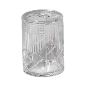 Image of Showerdrape Balmoral Toothbrush Holder Clear