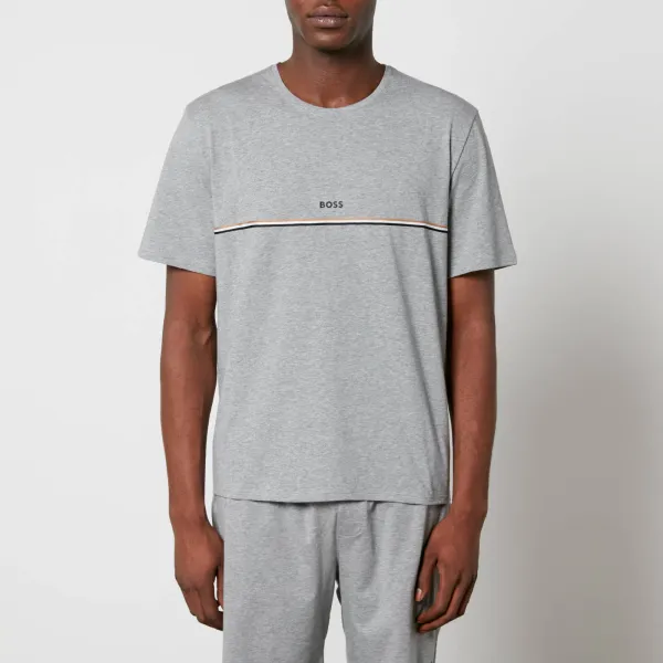 Image of BOSS Unique Logo T-Shirt - L Grey Tops male 50502864-033 L