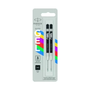 Image of Parker Jotter Original Rollerball Pen Refill Black (Pack of 2) 2136231