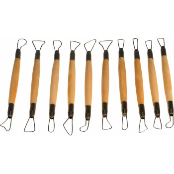 image of Clay Tools - Wire Ended Shapes (Set of 10) - Major Brushes