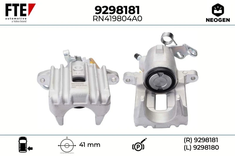 Image of Brake caliper FTE 9298181