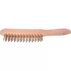 Image of 3-Row Brass Wire Scratch Brush