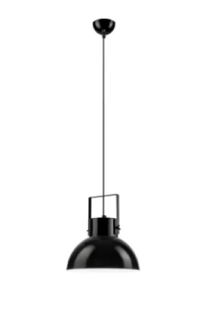 Image of Dome Pendant Ceiling Lights Black-Black, 1x E27