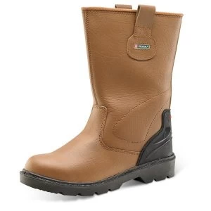 Image of Click Footwear Premium Rigger Boot TPU Heel PU Leather Lined Size 10