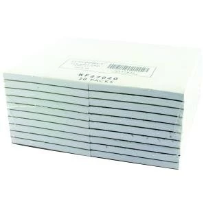 image of Q-Connect Plain Scribble Pad 160 Pages 127x76mm Pack of 20 KF27020