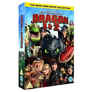 image of How To Train Your Dragon 1 & 2 Bluray