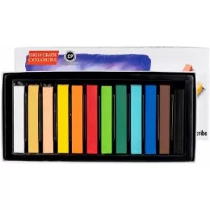 image of Inscribe IMPSF12 Soft Pastel Set 12 Colours Full Size