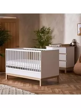 image of Obaby Astrid 2 Piece Nursery Furniture Set - White