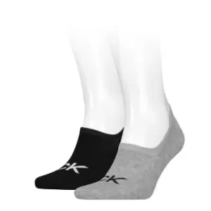 Calvin Klein High Foot Socks 2 Pack Mens - Grey